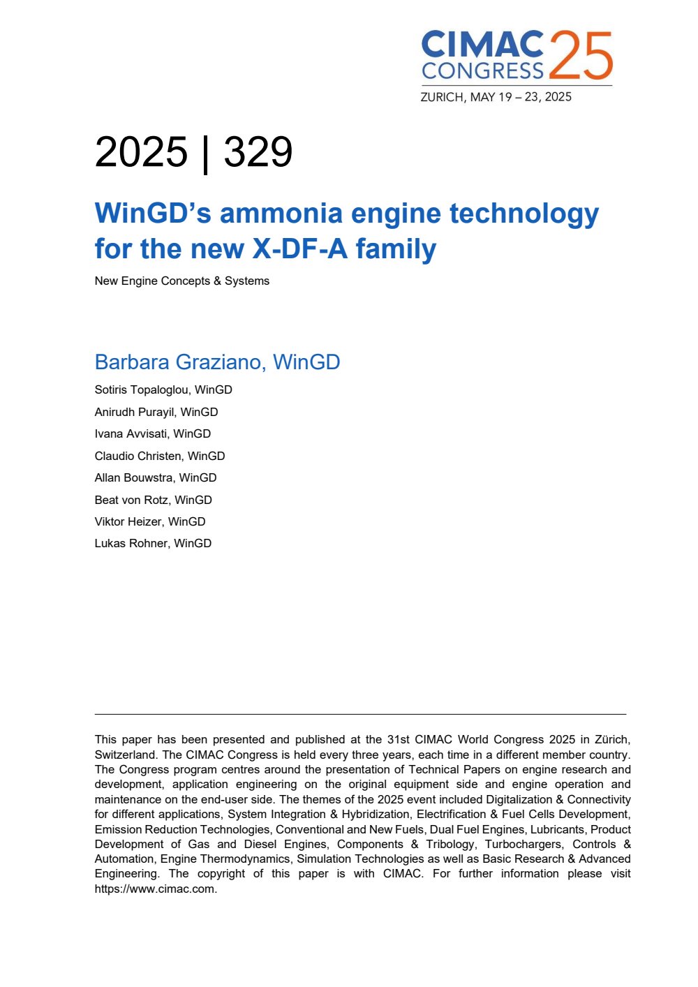 Brochures & Papers | WinGD