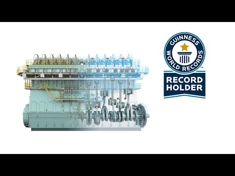 WinGD 12X92DF GUINNESS WORLD RECORDS™ Most Powerful Marine IC (Otto-cycle) Engine